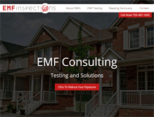Tablet Screenshot of emfinspections.com